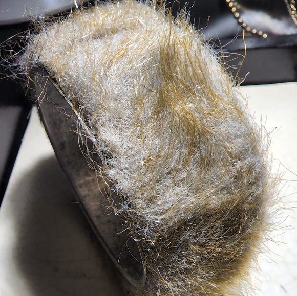 Vintage Faux fur fuzzy bangle bracelet - Picture 6 of 7